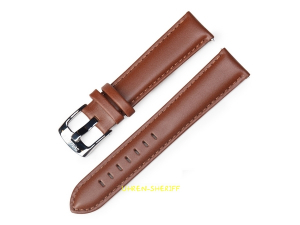 Uhrenarmband Leder von Svalbard braun